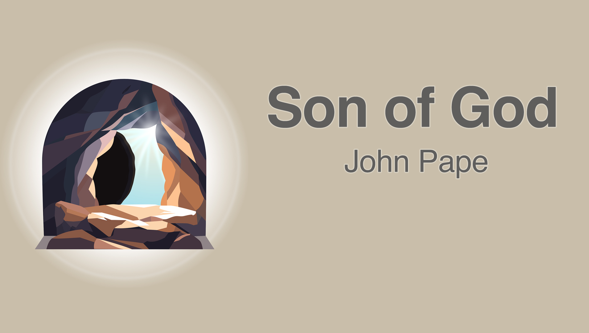Son of God - Contemporary Christian Gospel song by John Pape